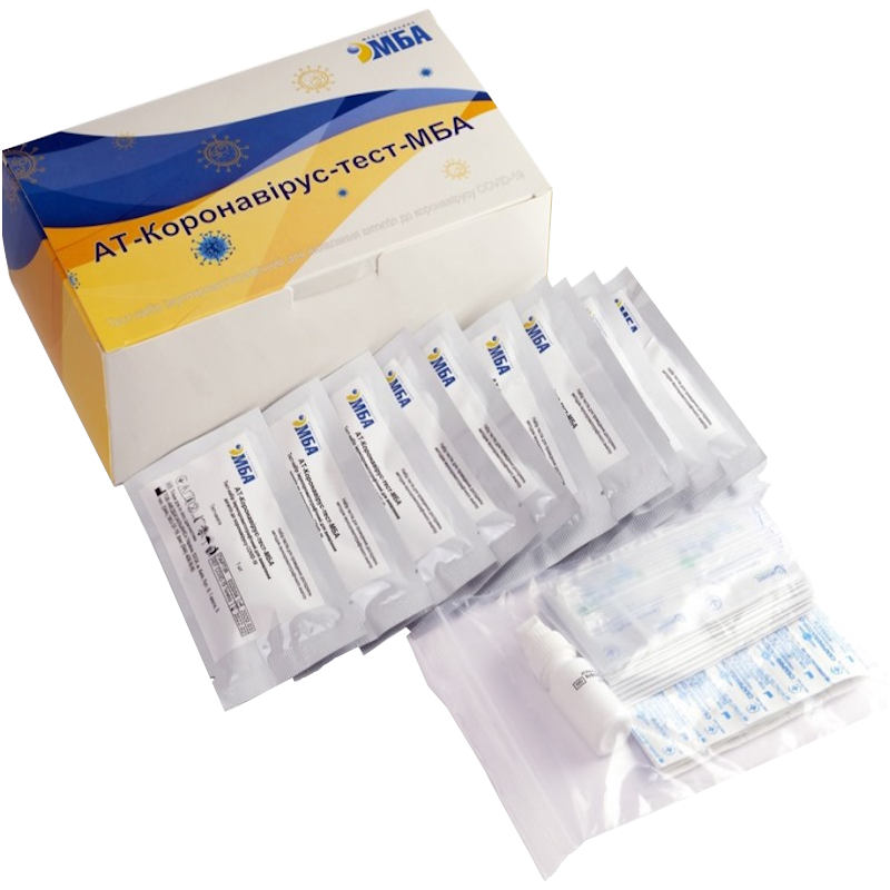 Тест-набір ІХА для виявлення антитіл до COVID-19 АТ-Коронавірус-тест-МБА